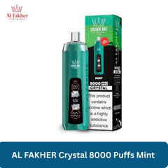 AL FAKHER Crystal 8000 Puffs Mint
