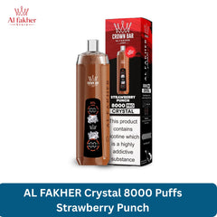 AL FAKHER Crystal 8000 Puffs Strawberry Punch