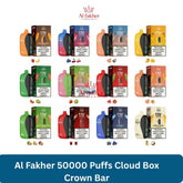 Al Fakher 50000 Puffs Cloud Box Crown Bar Disposable Vape