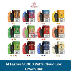 Al Fakher 50000 Puffs Cloud Box Crown Bar Disposable Vape