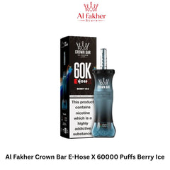 Al Fakher Crown Bar E-Hose X 60000 Puffs Berry Ice