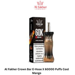 Al Fakher Crown Bar E-Hose X 60000 Puffs Cool Mango