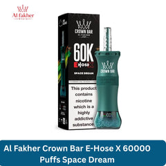 Al Fakher Crown Bar E-Hose X 60000 Puffs Space Dream