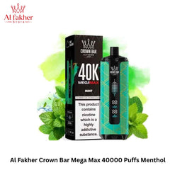 Al Fakher Crown Bar Mega Max 40000 Puffs Menthol