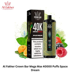 Al Fakher Crown Bar Mega Max 40000 Puffs Space Dream