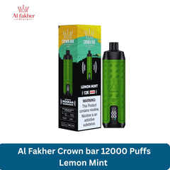 Al Fakher Crown bar 12000 Puffs Lemon Mint