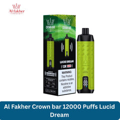 Al Fakher Crown bar 12000 Puffs Lucid Dream