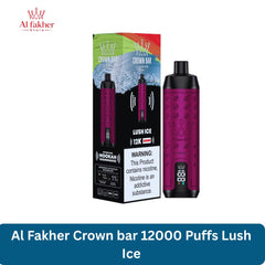 Al Fakher Crown bar 12000 Puffs Lush Ice