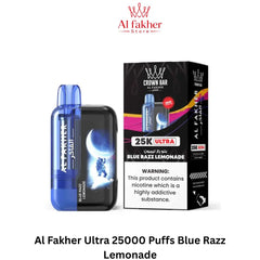 Al Fakher Ultra 25000 Puffs Blue Razz Lemonade