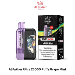 Al Fakher Ultra 25000 Puffs Grape Mint