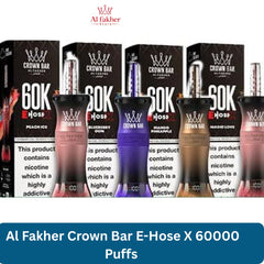 Al Fakher E Hose X 60000 Puffs Crown Bar Hookah