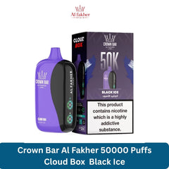 Crown Bar Al Fakher 50000 Puffs Cloud Box Berry Ice