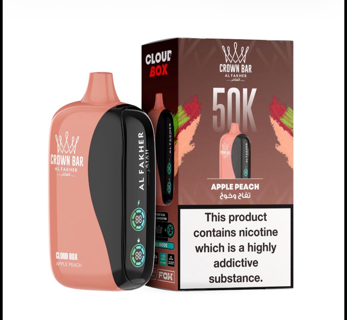 Al Fakher 50000 Puffs Cloud Box Crown Bar Disposable Vape