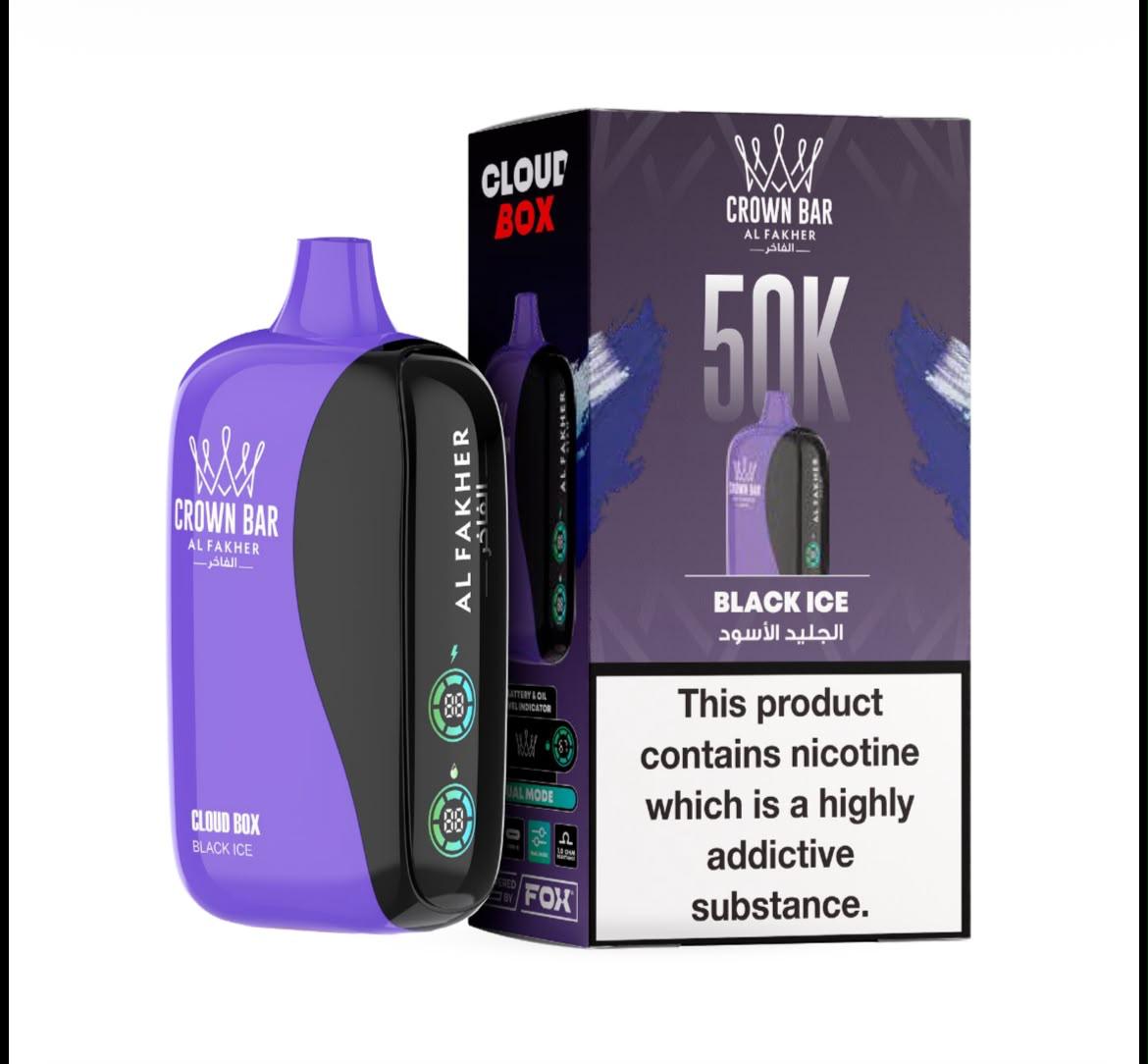 Al Fakher 50000 Puffs Cloud Box Crown Bar Disposable Vape