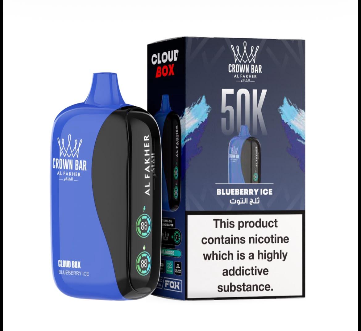 Al Fakher 50000 Puffs Cloud Box Crown Bar Disposable Vape