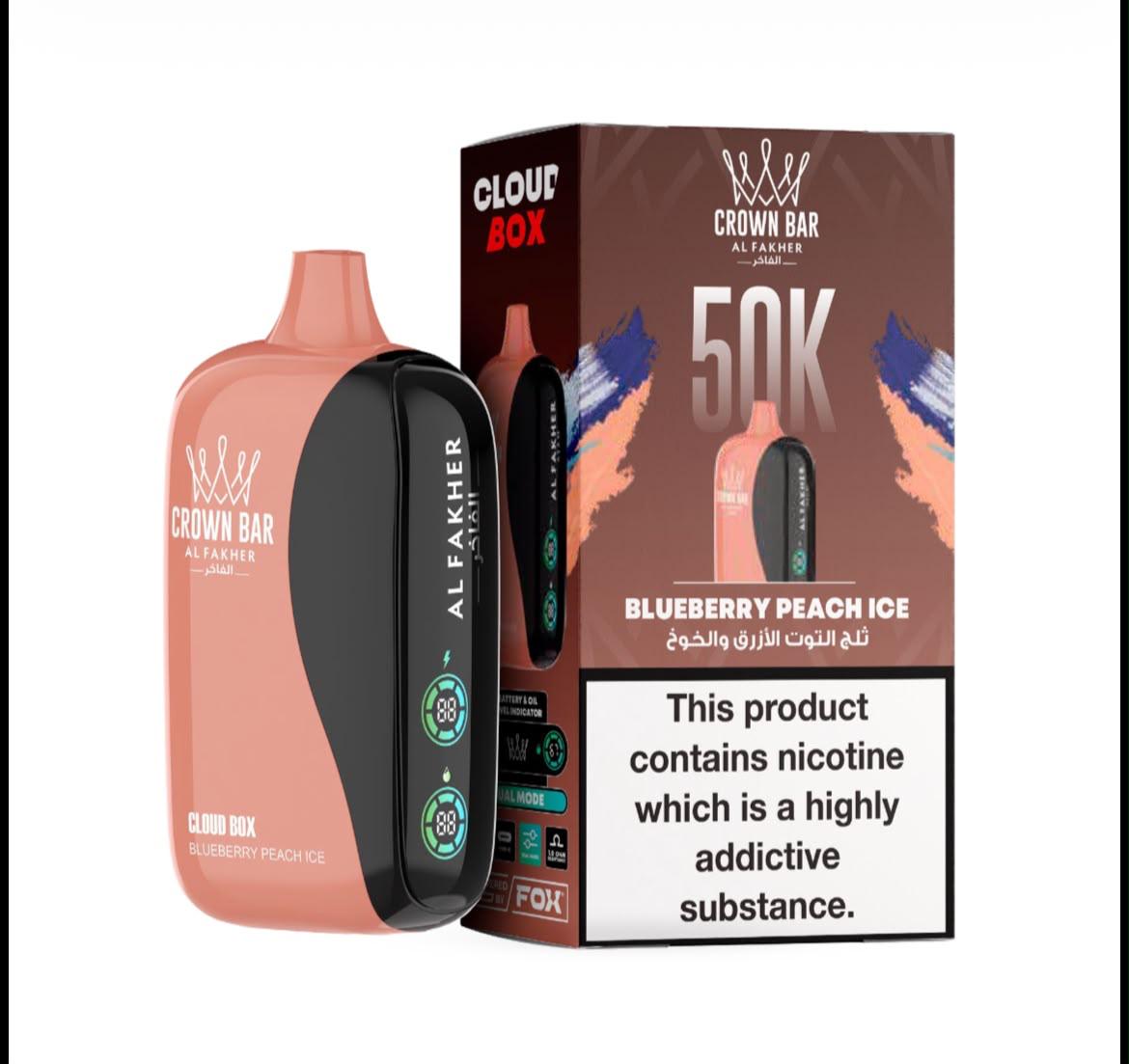 Al Fakher 50000 Puffs Cloud Box Crown Bar Disposable Vape