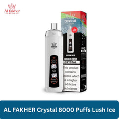 AL FAKHER Crystal 8000 Puffs Lush Ice