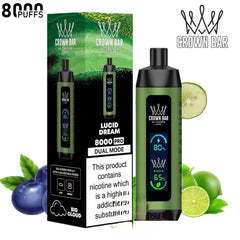 Al Fakher Crown Bar 8000 Puffs Lucid Dream