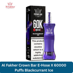 Al Fakher Crown Bar E-Hose X 60000 Puffs Blackcurrant Ice