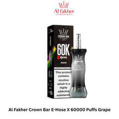 Al Fakher Crown Bar E-Hose X 60000 Puffs Grape