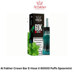 Al Fakher Crown Bar E-Hose X 60000 Puffs Spearmint