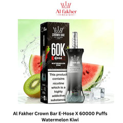 Al Fakher Crown Bar E-Hose X 60000 Puffs Watermelon Kiwi