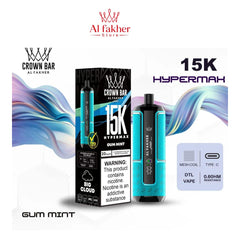 Al Fakher Crown Bar Hypermax 15000 Puffs Gum Mint