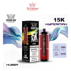Al Fakher Crown Bar Hypermax 15000 Puffs Hubba