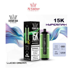 Al Fakher Crown Bar Hypermax 15000 Puffs Lucid Dream