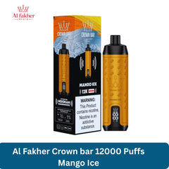 Al Fakher Crown bar 12000 Puffs Mango Ice