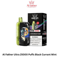 Al Fakher Ultra 25000 Puffs Black Currant Mint