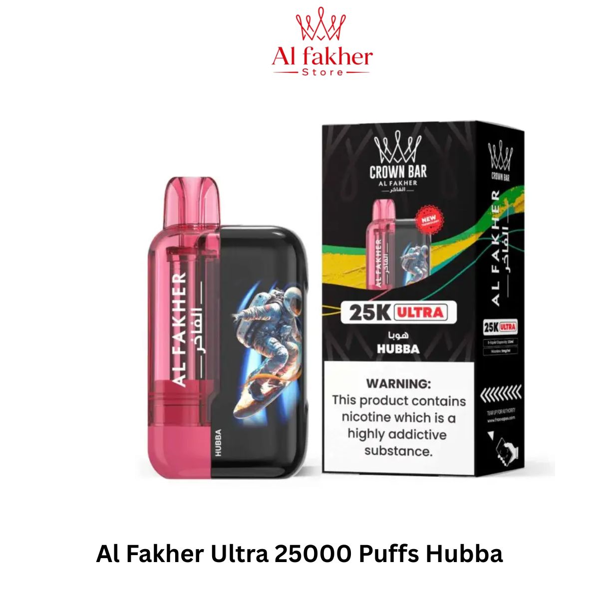 Al Fakher Ultra 25000 Puffs Hubba