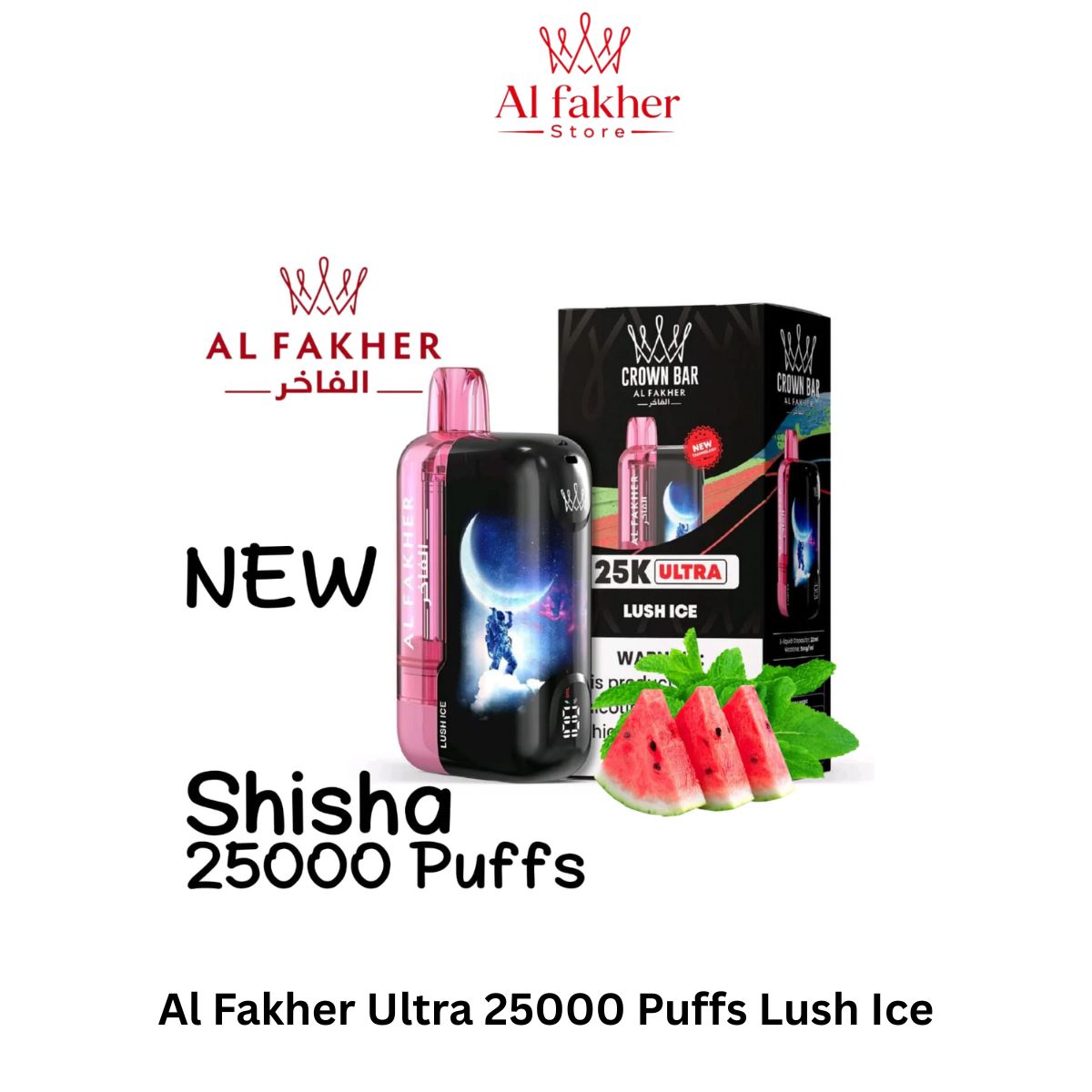 Al Fakher Ultra 25000 Puffs Lush Ice