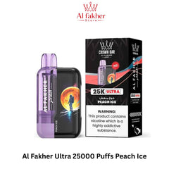 Al Fakher Ultra 25000 Puffs Peach Ice