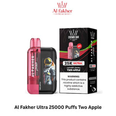 Al Fakher Ultra 25000 Puffs Two Apple