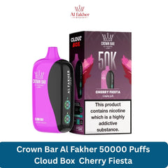 Crown Bar Al Fakher 50000 Puffs Cloud Box Cherry Fiesta