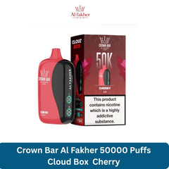 Crown Bar Al Fakher 50000 Puffs Cloud Box Cherry