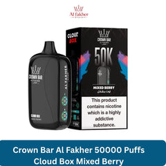 Crown Bar Al Fakher 50000 Puffs Cloud Box Mixed Berry