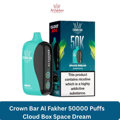 Crown Bar Al Fakher 50000 Puffs Cloud Box Space Dream